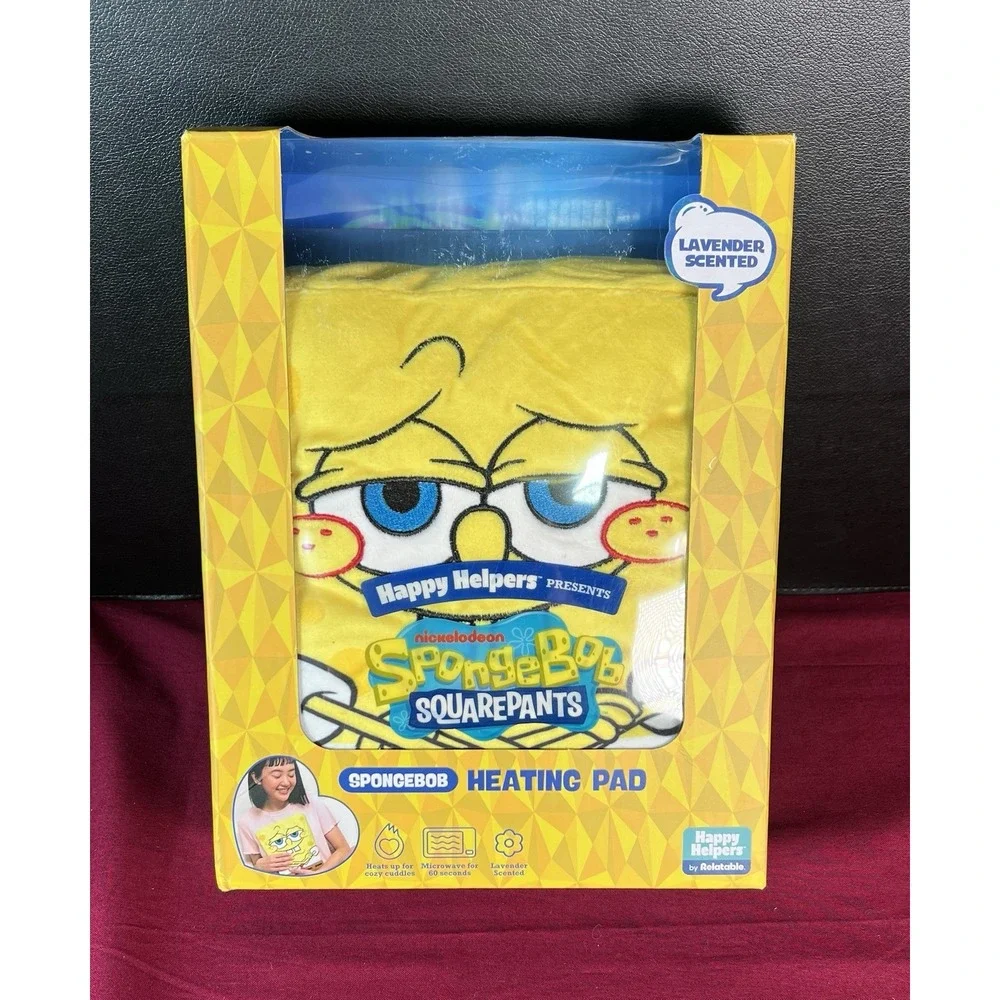 SpongeBob SquarePants Happy Helpers Heating Pad Lavender Scented New In Box